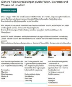 Innoform auf Xing: Was erwartet Sie in der XING-Gruppe rund um „Sichere Folienverpackungen“?