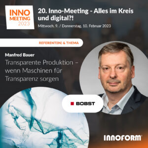 Die Cloud gehört zur Flexpackmaschine dazu, sagt Manfred Bauer