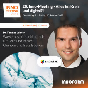 Inkjet ist für Flexpack das Verfahren der Wahl für den Einstieg in den Digitaldruck, sagt Dr. Thomas Lehnen