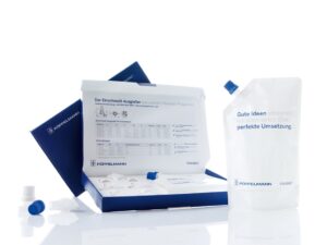 Sustainability and technology combined – Pöppelmann spouts for stand-up pouches