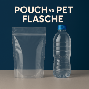 POUCH  vs. PET-FLASCHE
