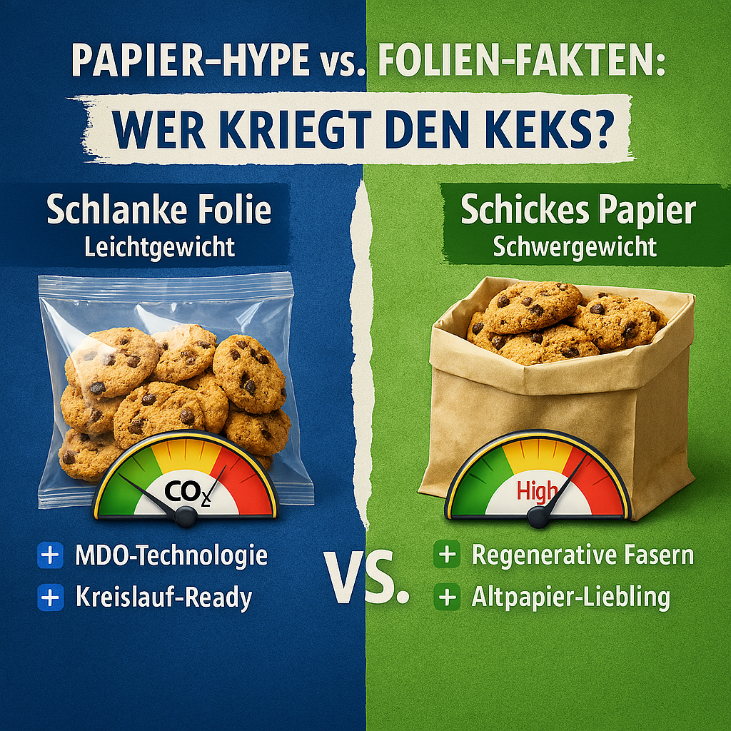 Papier-Hype vs. Folien-Fakten: Wer kriegt den Keks?