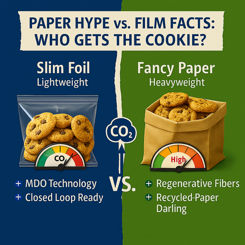 Paper hype vs. plastic facts: Who gets the cookie?