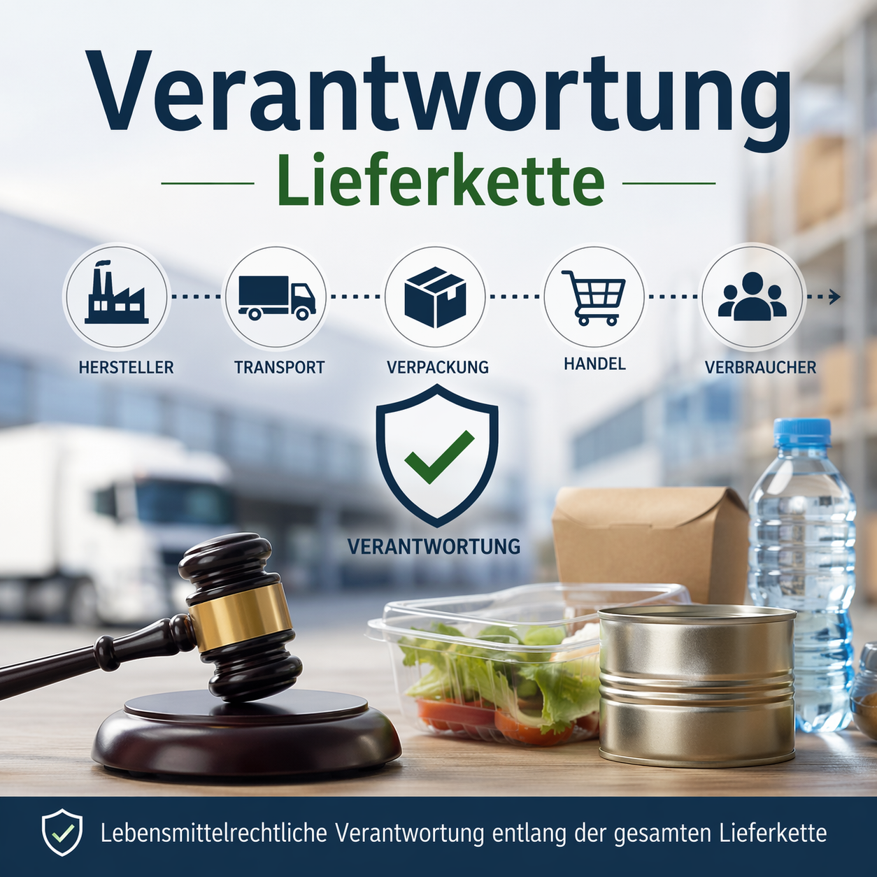 Lebensmittelrechtliche Verantwortung in der Lieferkette
